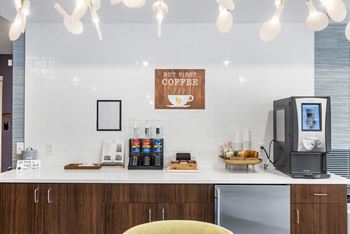 Complimentary gourmet coffee bar