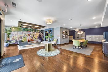 Elegant reception lounge
