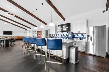 Complimentary coffee bar