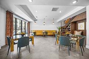 Columbus apartment for rent - A dining room with a table set for six.