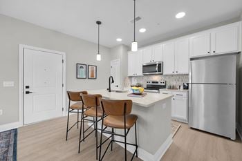 Modern white cabinetry