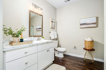 Oversized bathrooms