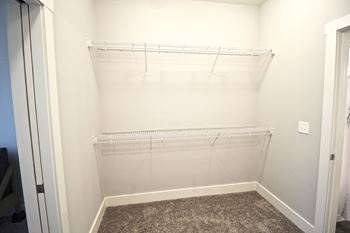 Open floor plans with spacious rooms and oversized closets