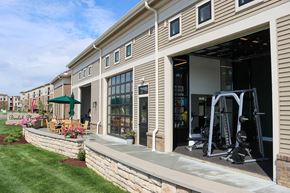 Grove City townhouse for rent - a gym is shown on the side of a building