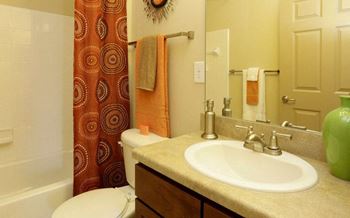 Spacious bathroom