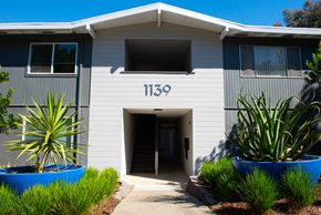 Belmont apartment for rent - the front of a building with the number 130 on it