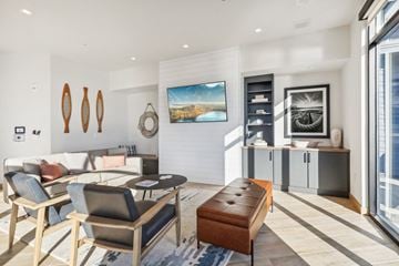 Middleton apartment for rent - a living room with a couch and a coffee table