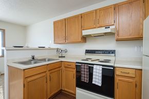 Fargo apartment for rent - Ashbury Apartments | Efficiency | Kitchen