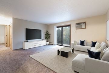 Bismarck apartment for rent - a living room with a couch and a tv