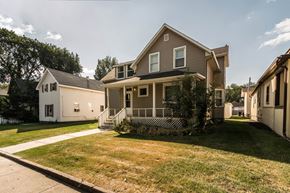 Grand Forks apartment for rent - Grand Forks, ND Faul 4 Plex. Exterior of a two story house