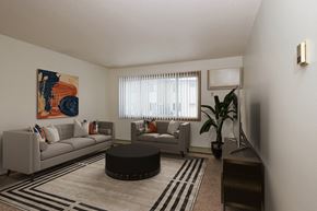 Fargo apartment for rent - Fargo, ND Park Circle Apartments. a living room with two couches and a coffee table