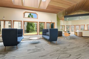 The edge of uptown apartments | atrium