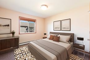 Bismarck apartment for rent - Comfortable Bedroom at Stonefield Apartments in Bismarck, ND