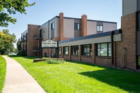Bismarck apartment for rent - The image shows a building with the name  Bismarck, ND Parkview Arms Apartments