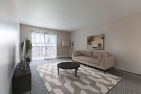 Grand Forks apartment for rent - Grand Forks, ND Mayfair Apartments this is a photo of the living room of a 560 square foot, 1 bedroom apartment at