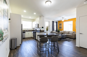 Designer flooring throughout