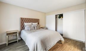 Upland apartment for rent - Bedroom With Closet at The Oaks Apartments, Upland, California
