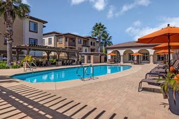 Resort style pool and spa