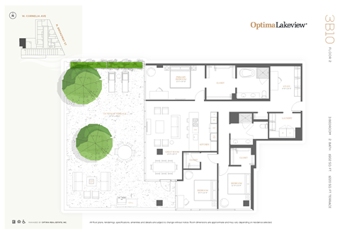 Floor plan for 3 beds, 2 baths, 1902 sqft
