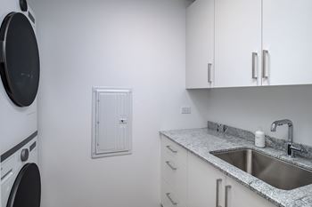 Full-size washer & dryer