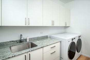 Full-size washer & dryer