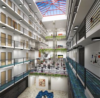 7-Story atrium