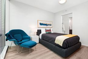 Chicago apartment for rent - Optima Signature Model Bedroom