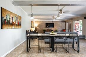 Phoenix apartment for rent - a dining room with a table and chairs