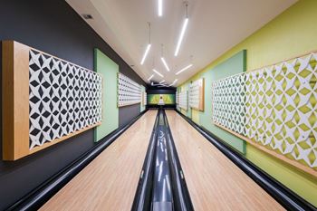 2 Lane bowling alley