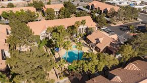 Las Vegas apartment for rent - a mansion with a swimming pool in the middle of trees