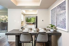 Salt Lake City apartment for rent - a kitchen and dining room with a table and chairs