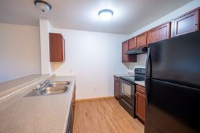 Bemidji apartment for rent - Kitchen at Timber Ridge Apartments, Bemidji, MN, 56601