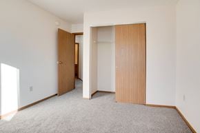 Fargo apartment for rent - Bedroom with Closet at Dock 9 Apartments, Fargo, 58103