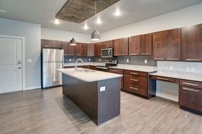 Fargo apartment for rent - Kitchen at Mezzo Apartments, Fargo, ND