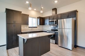Rochester townhouse for rent - Kitchen with Stainless Steel Appliances at Falcon Heights Townhomes, Minnesota, 55904