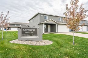 Sioux Falls townhouse for rent - Property Signage at Graystone Townhomes, Sioux Falls, SD 57108