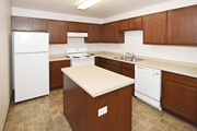 Sartell apartment for rent - Kitchen at Keeneland Village Apartments, Sartell, MN