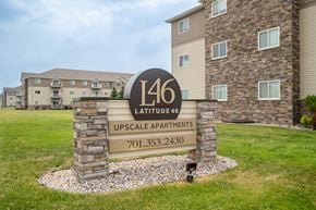 West Fargo apartment for rent - Property Signage at Latitude 46, West Fargo, ND, 58078