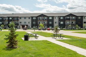 Fargo apartment for rent - Exterior view at Mezzo Apartments, Fargo, ND, 58104