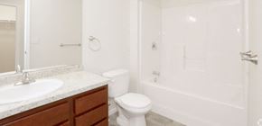 Dilworth townhouse for rent - Master Bath at Prairie Crossing Townhomes, Dilworth
