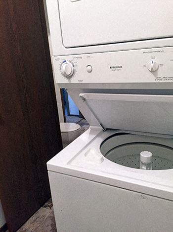 In home full size washer and dryer