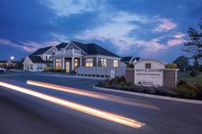 Hilliard apartment for rent - a house with a street in front of it at night