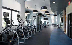 Newberry apartment for rent - A gym with treadmills and other exercise equipment.