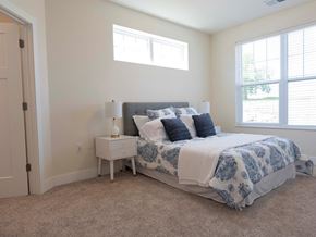 Cedarburg apartment for rent - Master Bedroom With Large Windows at Cedar Place Apartments, Cedarburg, WI