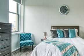 Cleveland apartment for rent - Cozy  Bedroom at Market District Lofts, Ohio, 44113