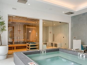 Rejuvenating spa with steam room & sauna