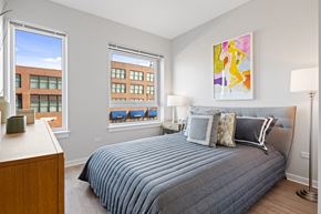 Chicago apartment for rent - Bedroom With Expansive Windows at 23rd Place Apartments, Chicago, 60616
