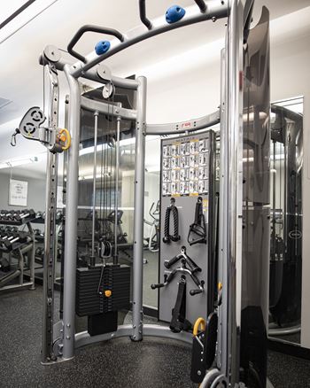 Modern fitness center