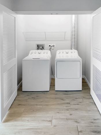 In-unit washer and dryer