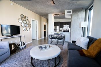 Living room with tv